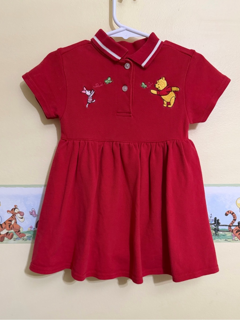 The Disney Store vintage Pooh & Piglet butterfly dress